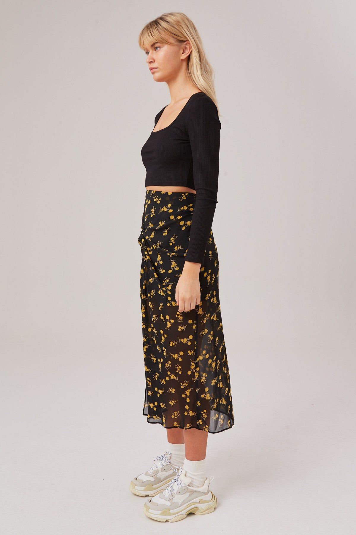 OFFSITE LONG SLEEVE TOP black sold by The Fifth Label product image thumbnail 4