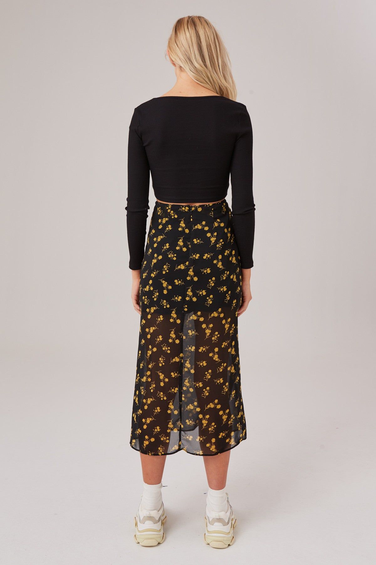 OFFSITE LONG SLEEVE TOP black sold by The Fifth Label product image thumbnail 5