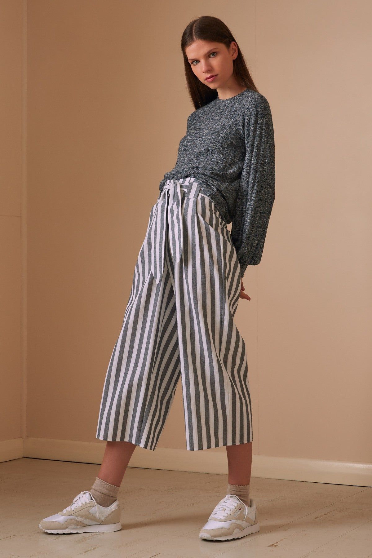 JASMINE LONG SLEEVE TOP navy marle sold by The Fifth Label product image thumbnail 4