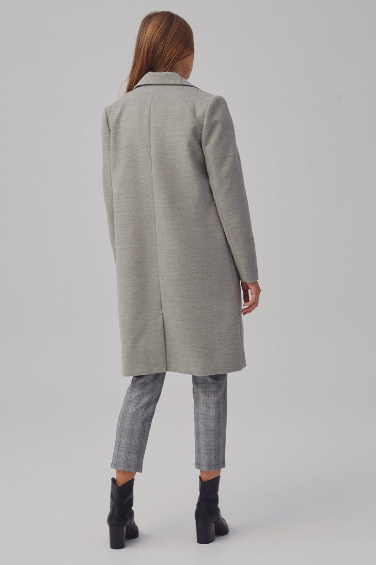 INTERPRETATION COAT grey marle sold by The Fifth Label product image thumbnail 4