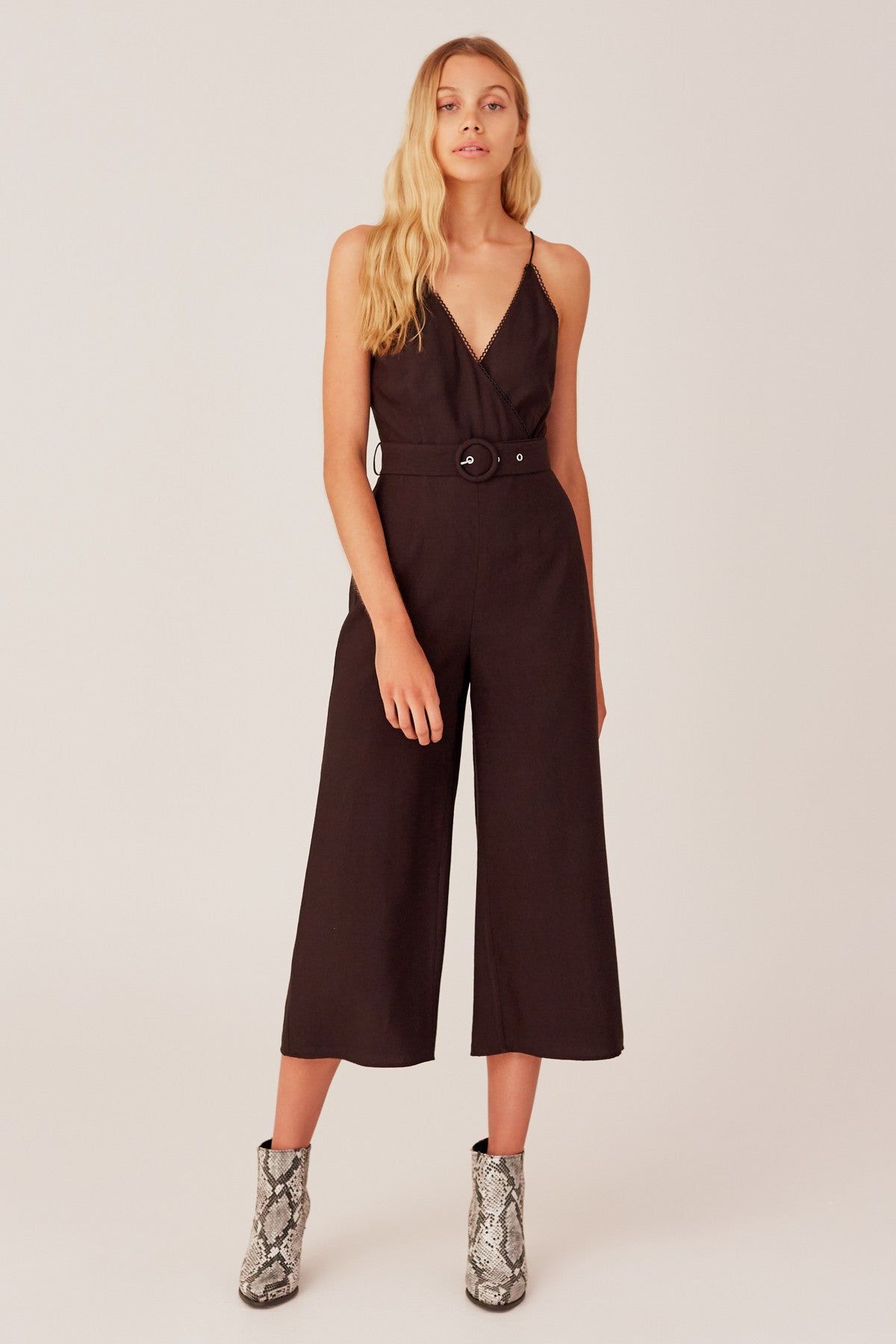 MINUTE JUMPSUIT black sold by The Fifth Label