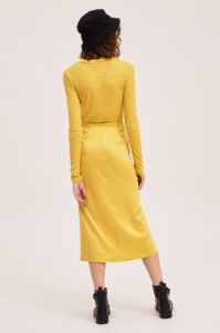 TONIC SKIRT golden yellow sold by The Fifth Label