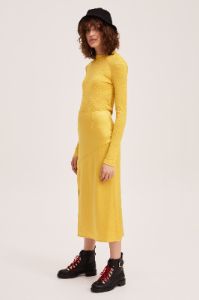 TONIC SKIRT golden yellow sold by The Fifth Label
