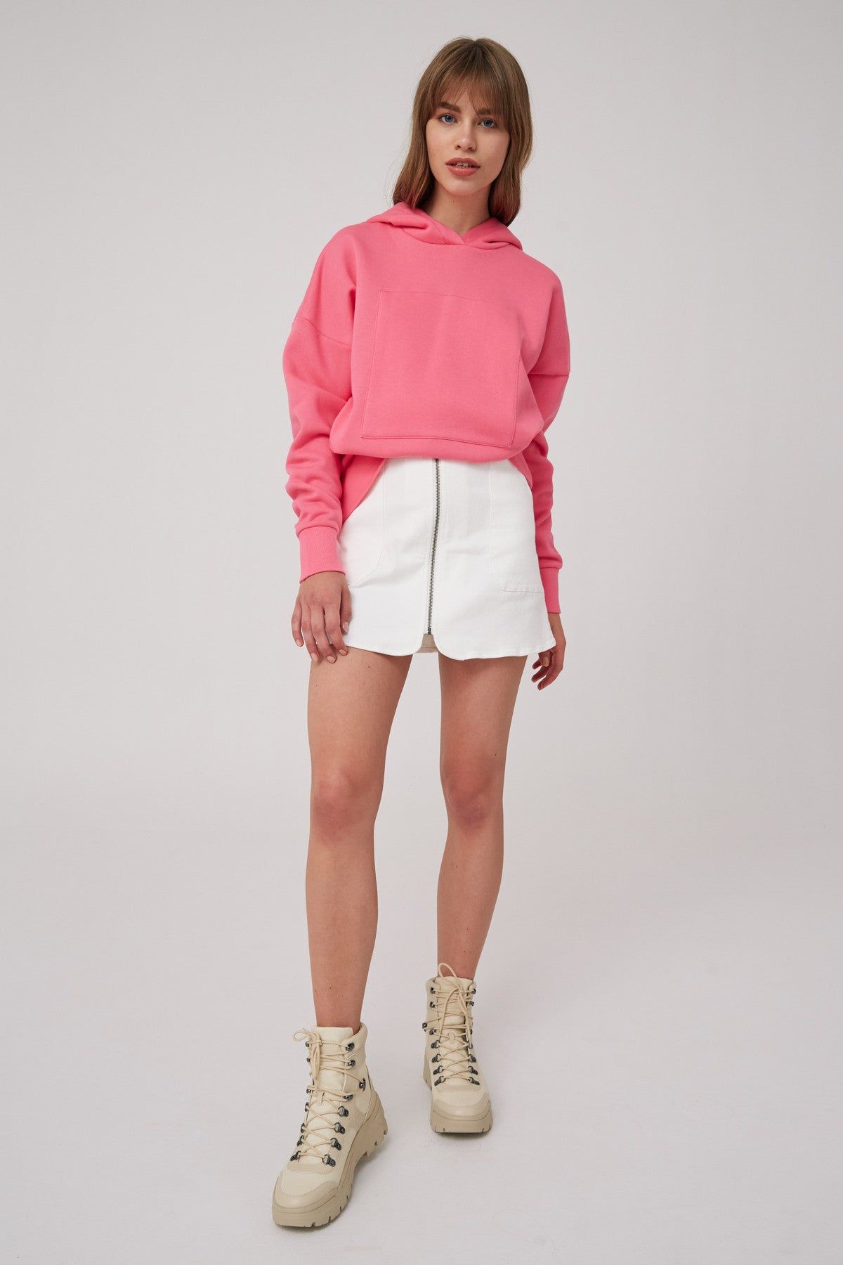 VICE HOODIE hot pink sold by The Fifth Label product image thumbnail 3