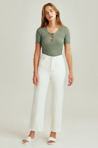 DUNES JEANS ivory sold by The Fifth Label