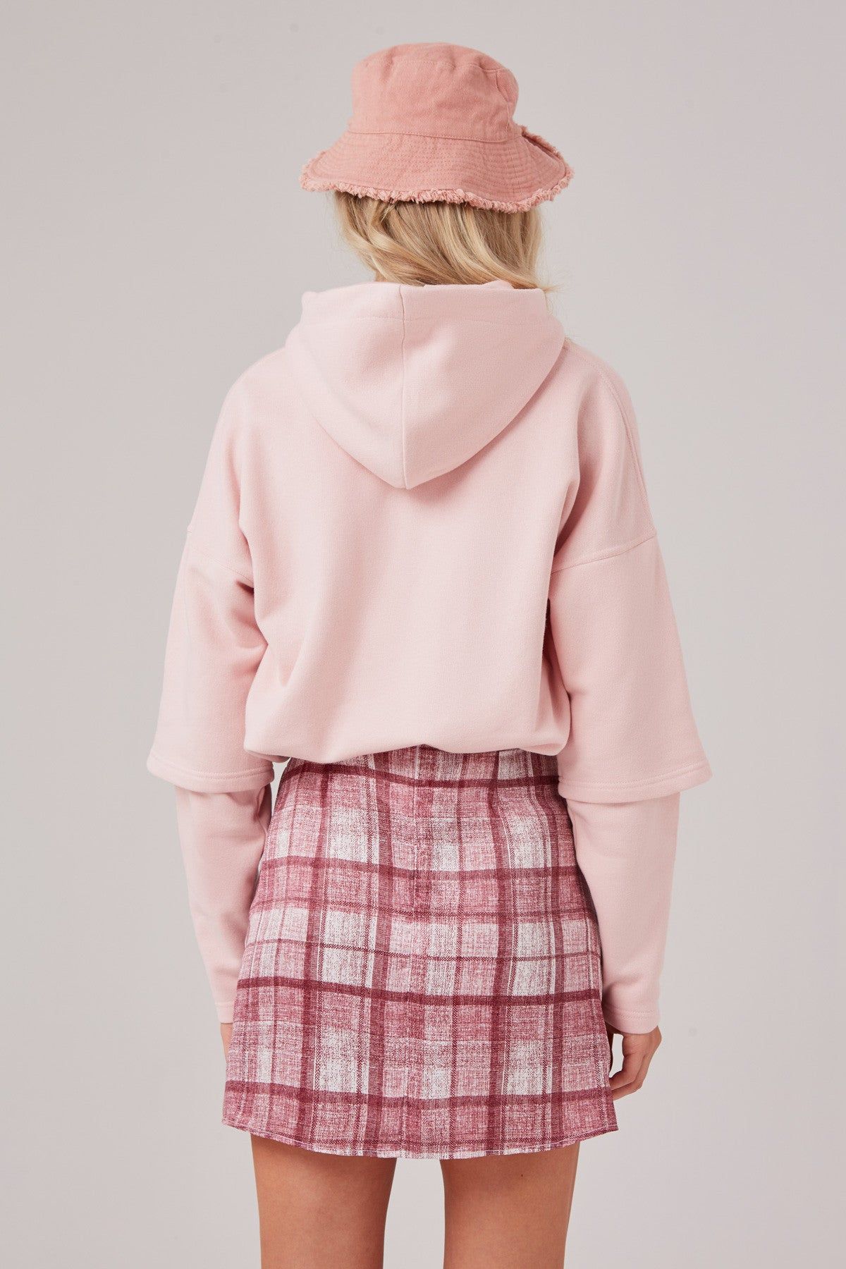 TIDAL HOODIE light salt pink sold by The Fifth Label product image thumbnail 3