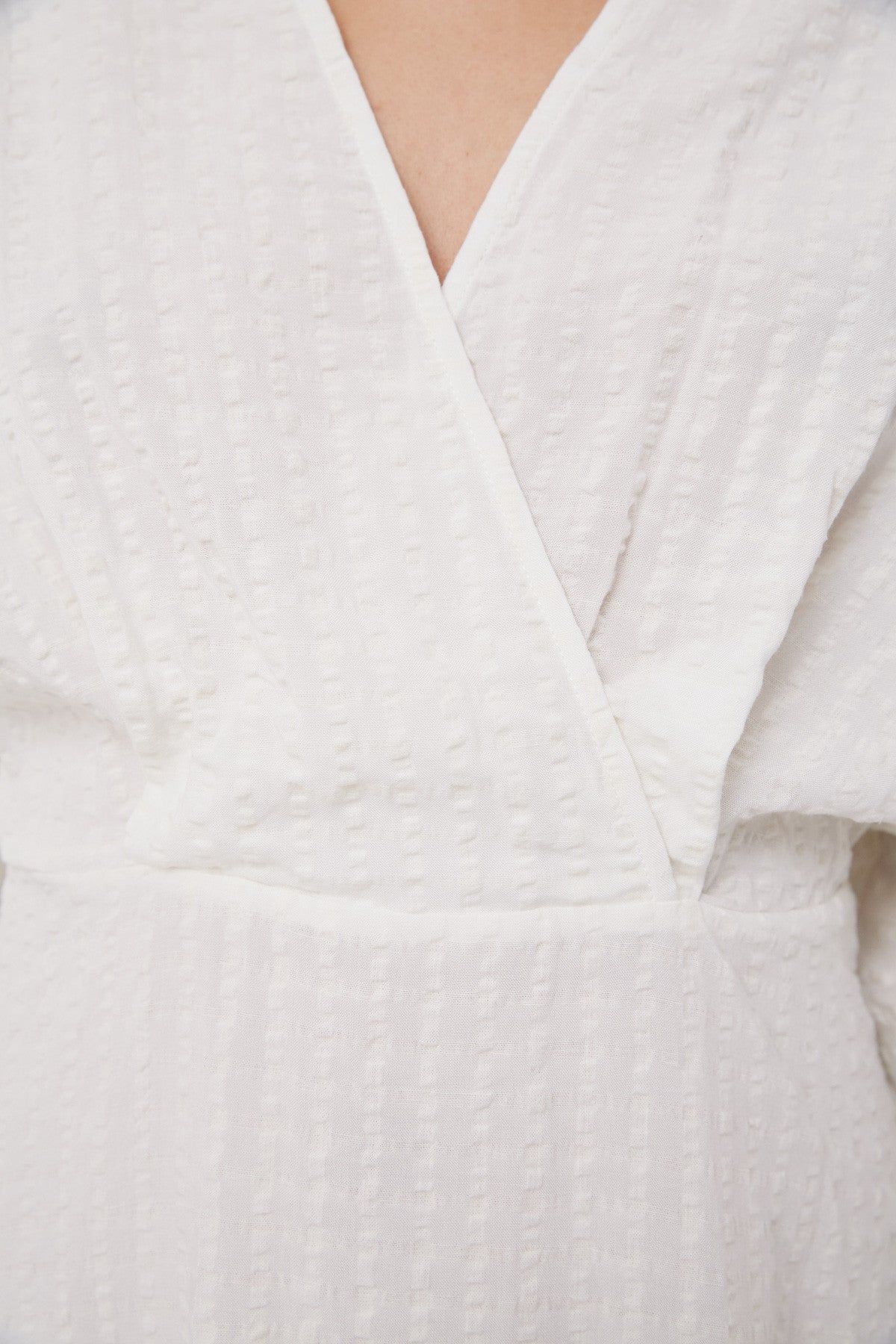 ATLAS LONG SLEEVE DRESS ivory sold by The Fifth Label product image thumbnail 2