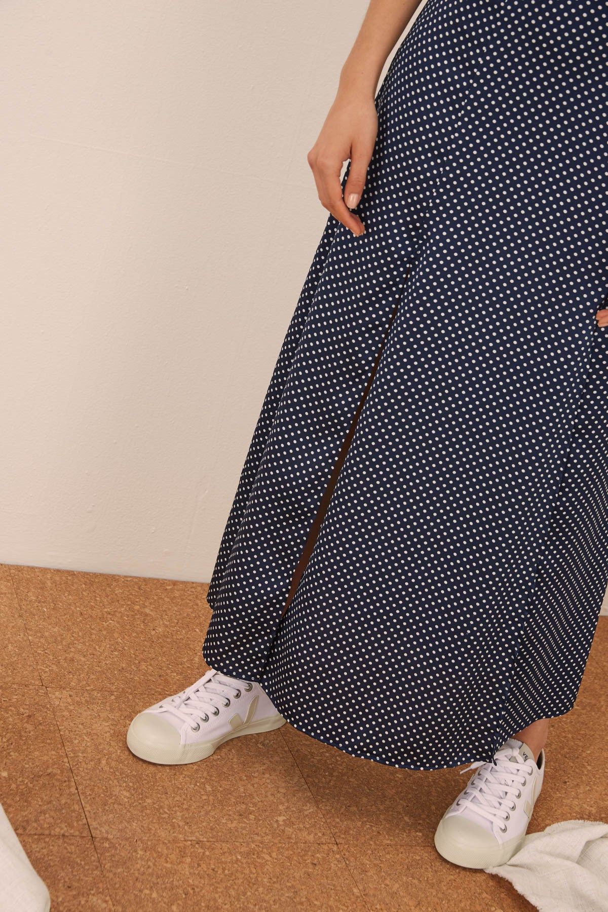 FOUNTAIN SKIRT navy w white sold by The Fifth Label product image thumbnail 2