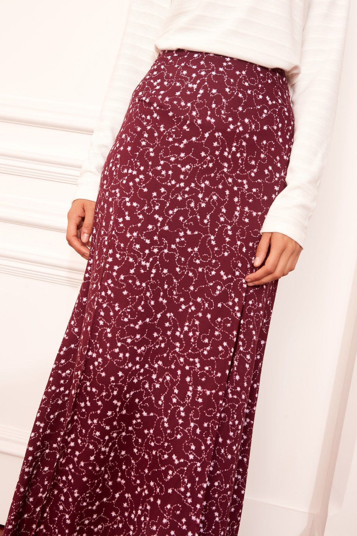 CELEBRATED SKIRT plum sparkler sold by The Fifth Label product image thumbnail 3