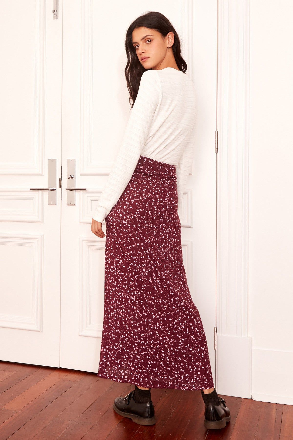 CELEBRATED SKIRT plum sparkler sold by The Fifth Label product image thumbnail 4