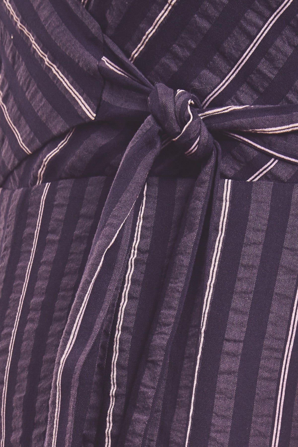 COAST STRIPE JUMPSUIT navy w white sold by The Fifth Label product image thumbnail 5