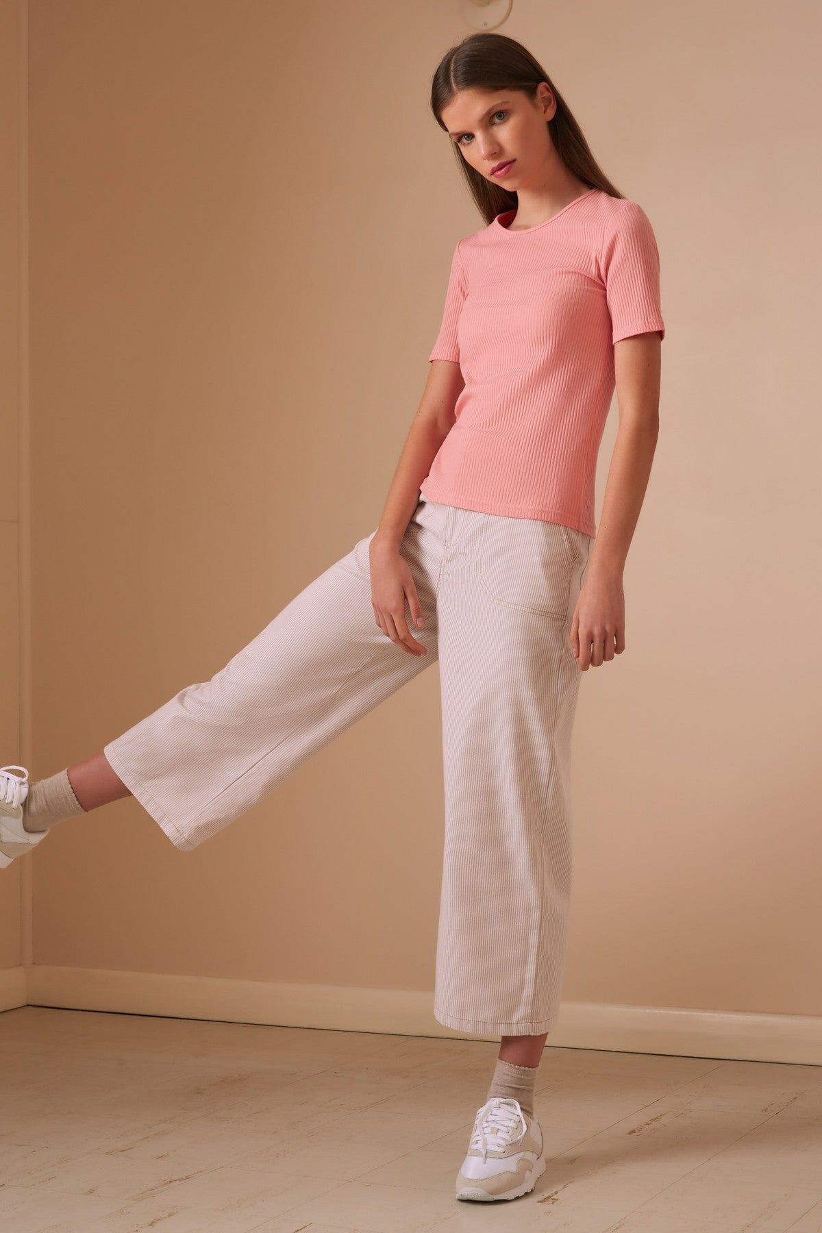 PEONY T-SHIRT peach sold by The Fifth Label product image thumbnail 3