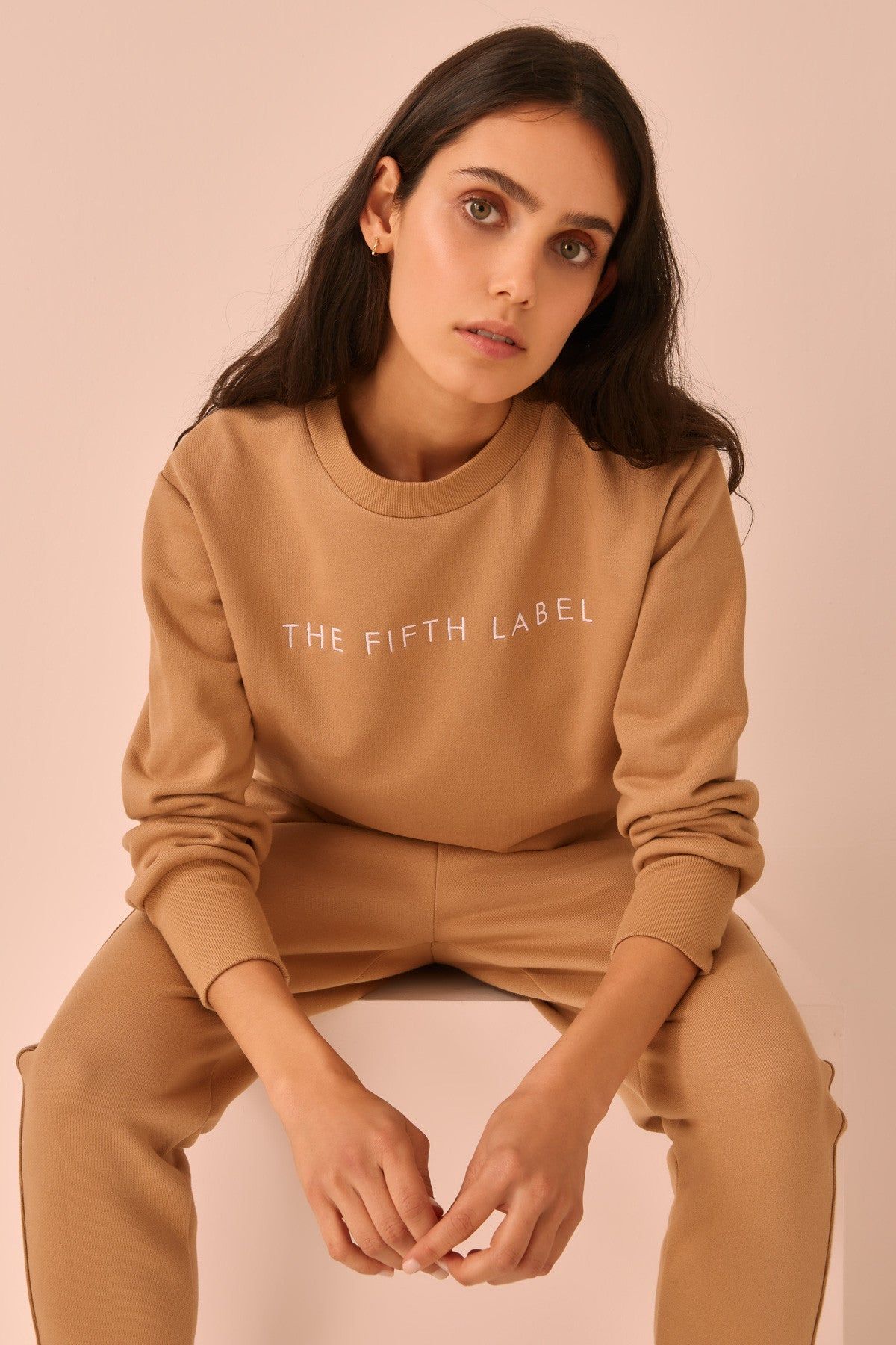 SURREAL JUMPER tan sold by The Fifth Label