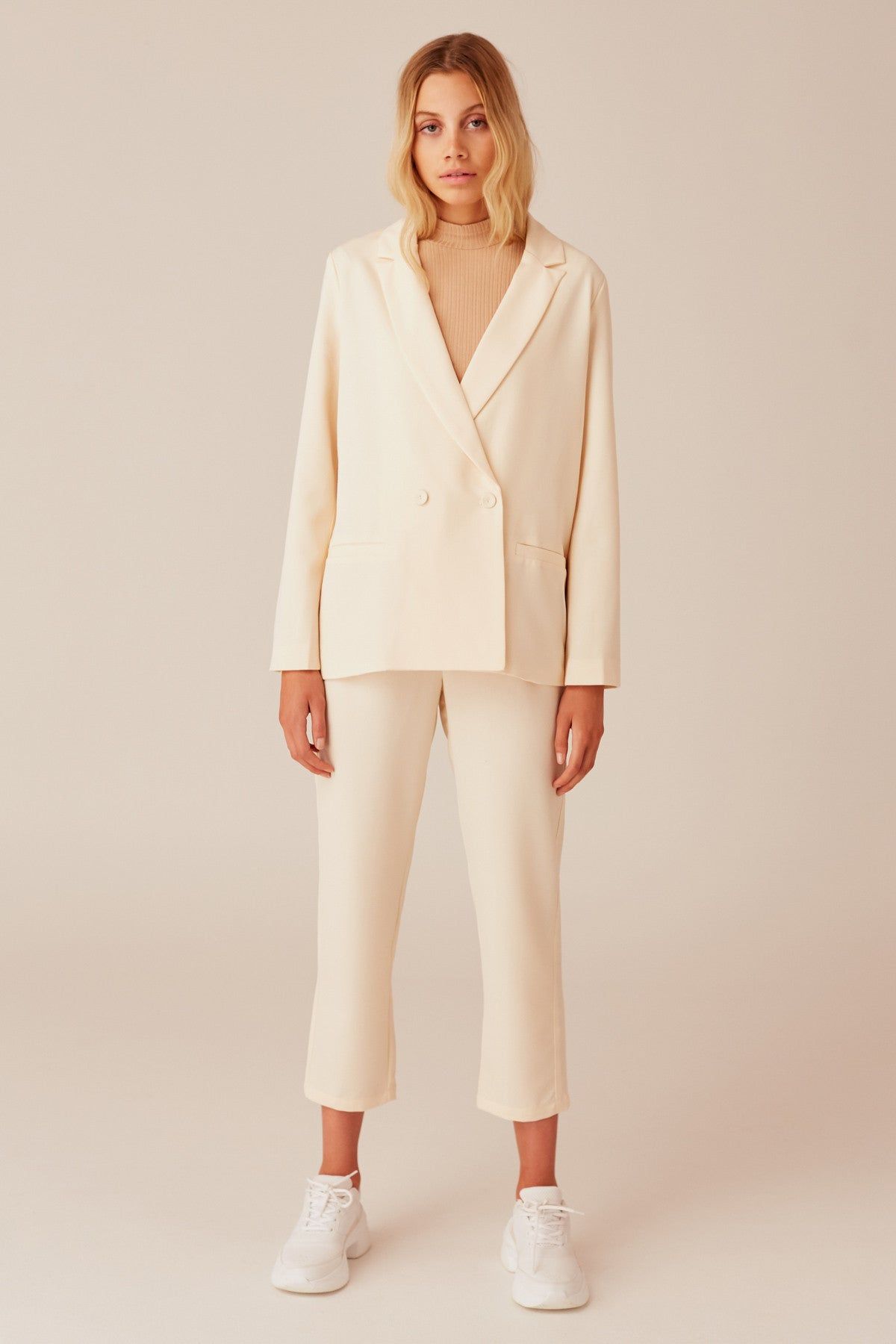 SUNDIAL BLAZER ecru sold by The Fifth Label product image thumbnail 4