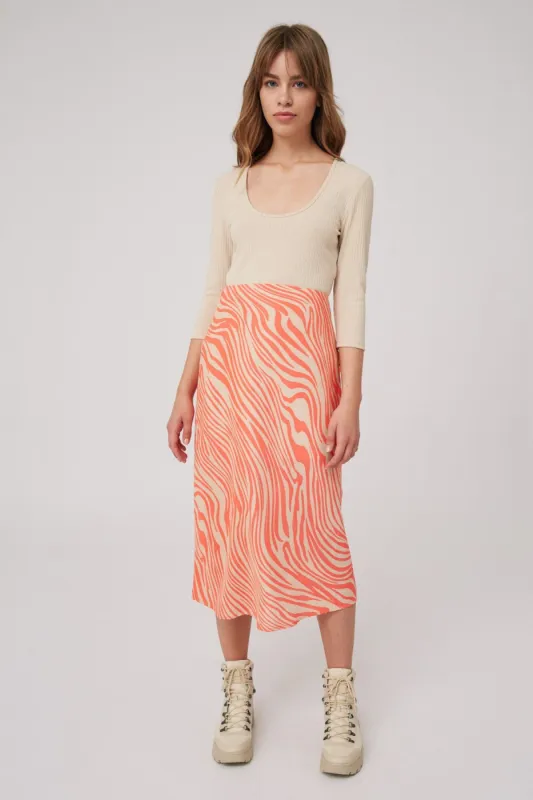 SOLAR LONG SLEEVE TOP nude sold by The Fifth Label