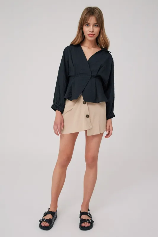 ATLAS TOP black sold by The Fifth Label