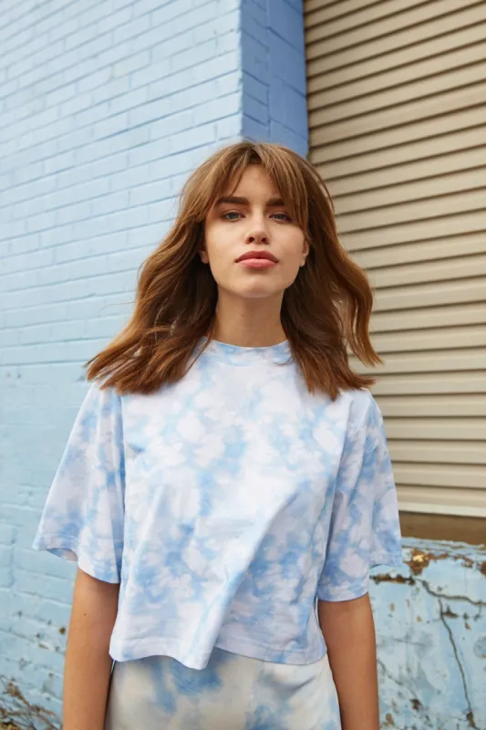 VICE T-SHIRT blue tie dye sold by The Fifth Label