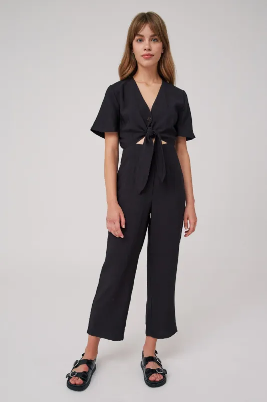 HIDEAWAY JUMPSUIT black sold by The Fifth Label