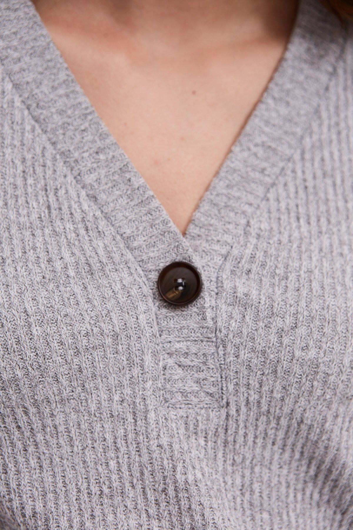 TONAL TOP grey marle sold by The Fifth Label product image thumbnail 3