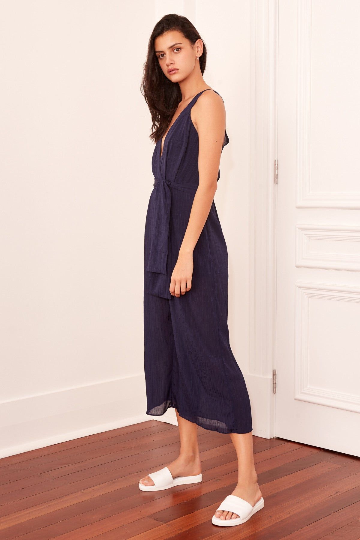 GILDED JUMPSUIT navy sold by The Fifth Label product image thumbnail 3