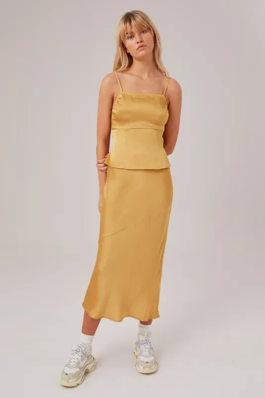 POPULATION TOP golden yellow sold by The Fifth Label