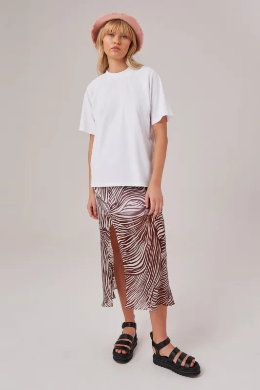 DAWN T-SHIRT white sold by The Fifth Label