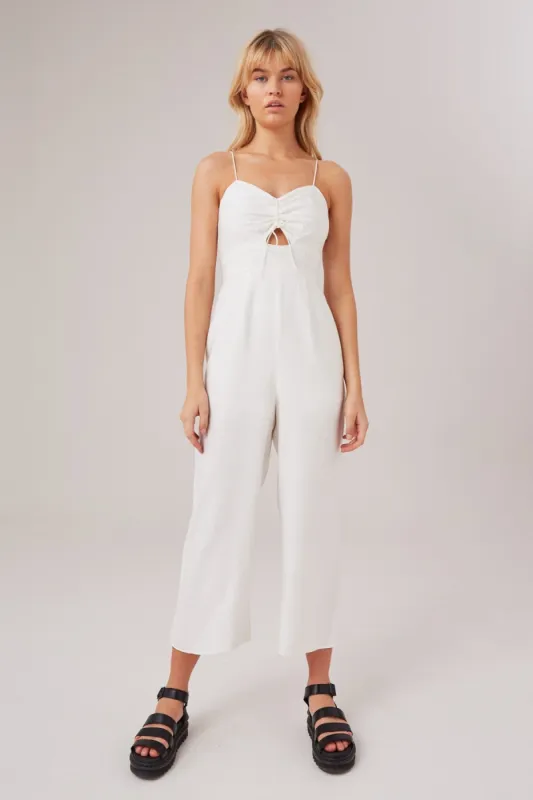 GENERATIONS JUMPSUIT ivory sold by The Fifth Label
