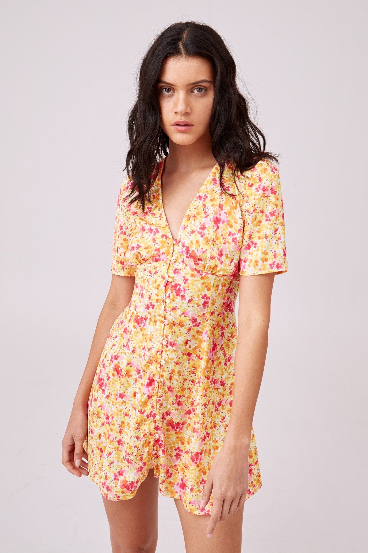 FLASHLIGHT DRESS pink watercolour sold by The Fifth Label product image thumbnail 3