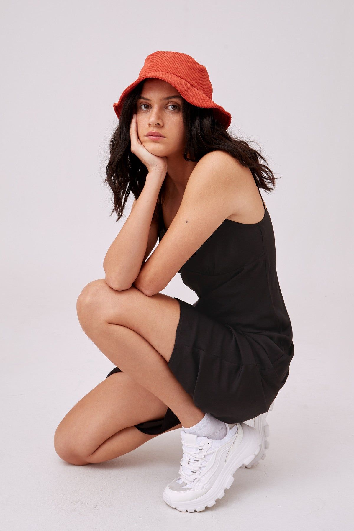 OPTICAL DRESS black sold by The Fifth Label