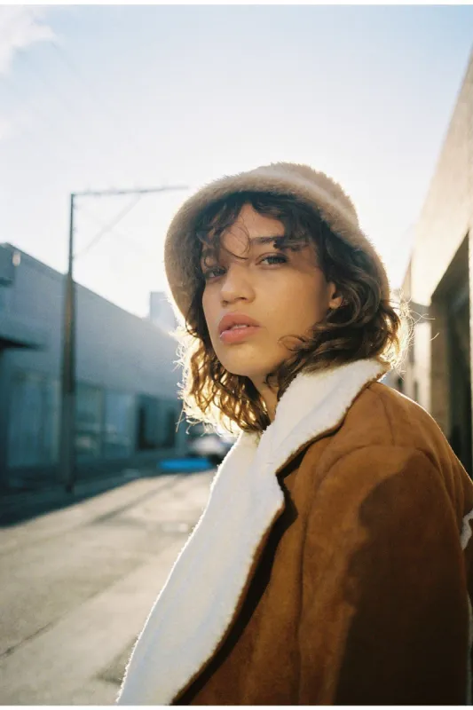 CHORD JACKET tan w ivory sold by The Fifth Label