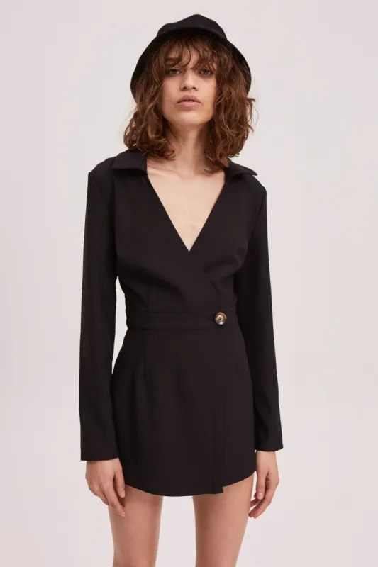 QUARTET PLAYSUIT black sold by The Fifth Label