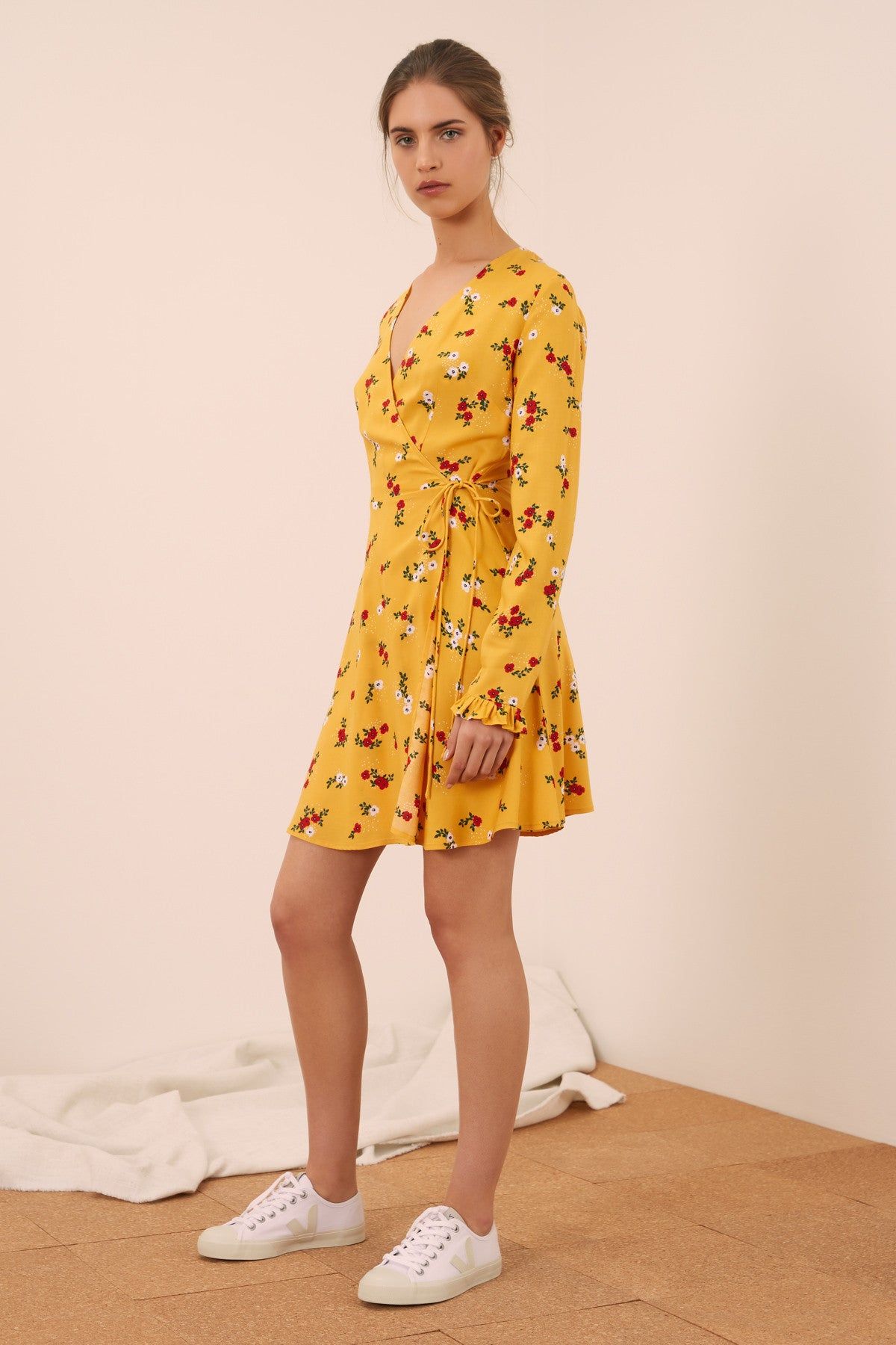 SUNNY LONG SLEEVE DRESS honey floral sold by The Fifth Label product image thumbnail 5