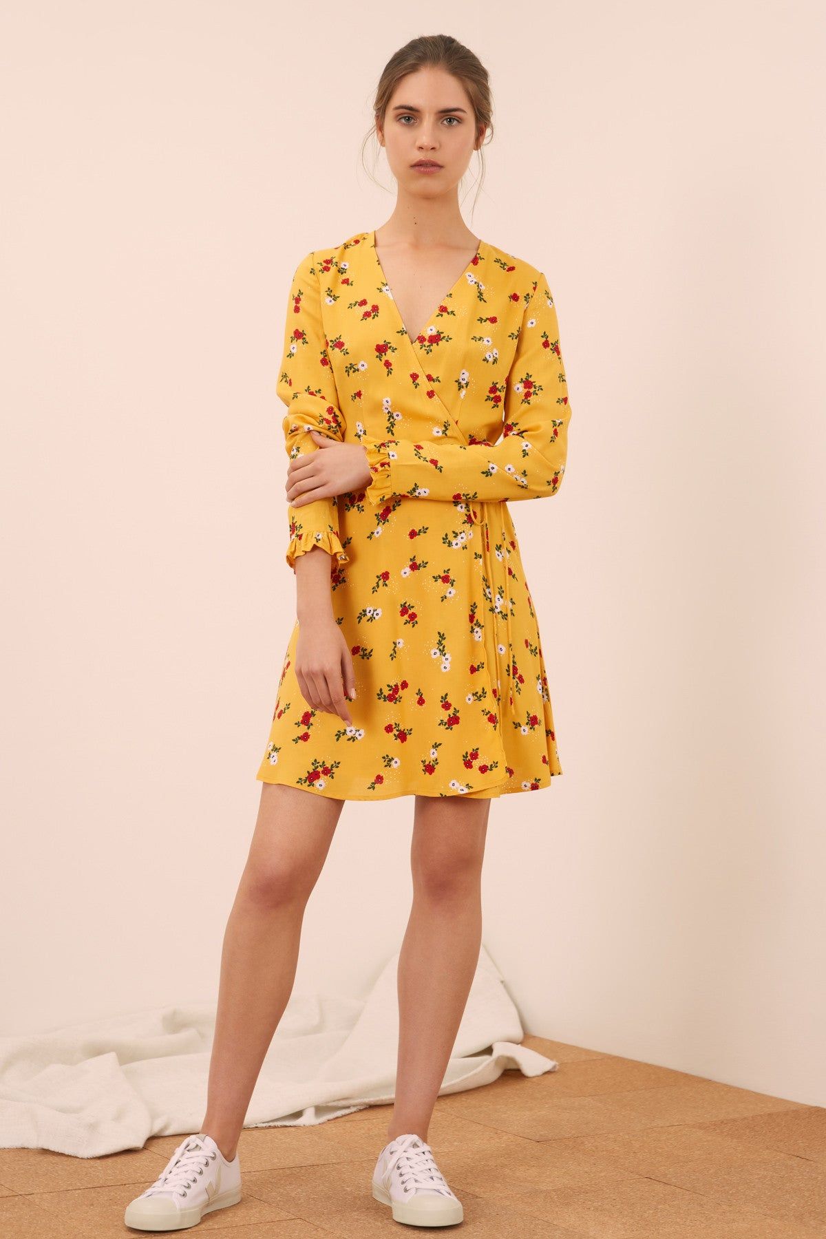 SUNNY LONG SLEEVE DRESS honey floral sold by The Fifth Label product image thumbnail 2