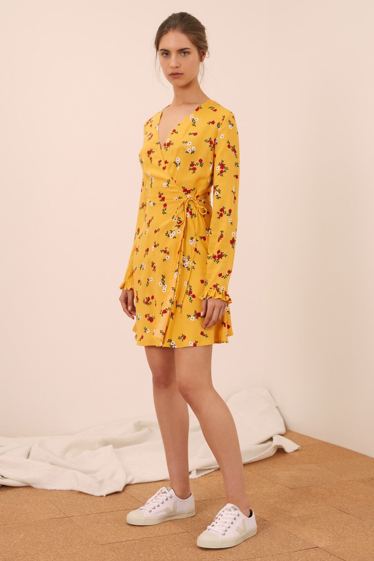 SUNNY LONG SLEEVE DRESS honey floral sold by The Fifth Label product image thumbnail 3