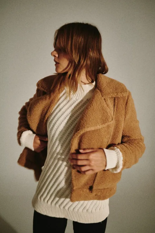 HERD JACKET tan sold by The Fifth Label