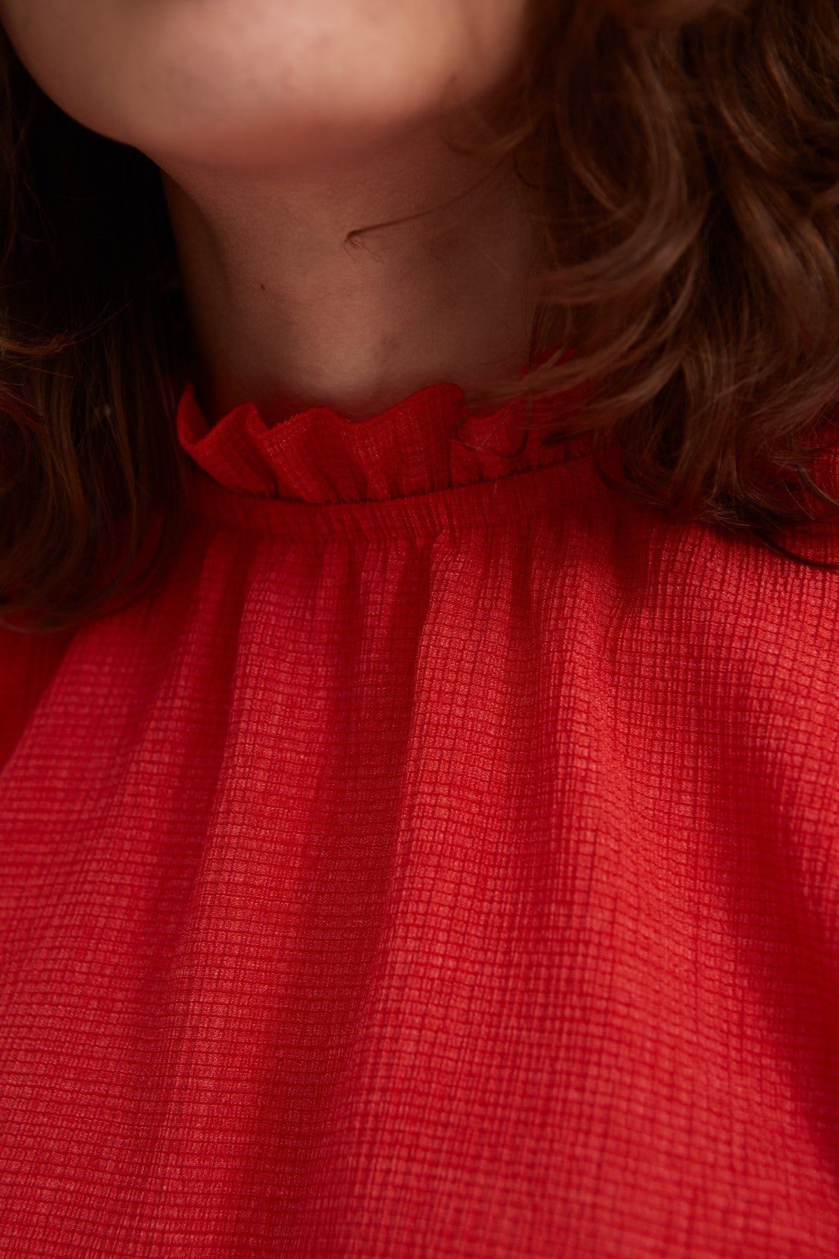 PITCH LONG SLEEVE DRESS red sold by The Fifth Label product image thumbnail 4