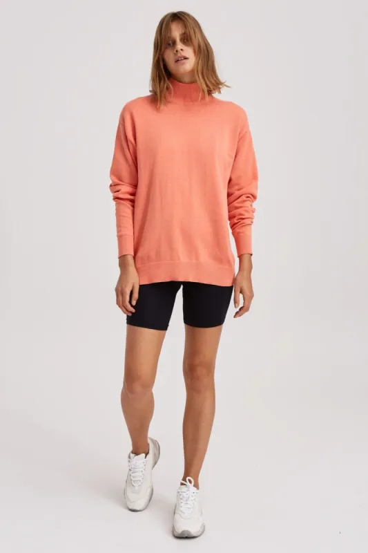 BRONCO KNIT neon peach sold by The Fifth Label