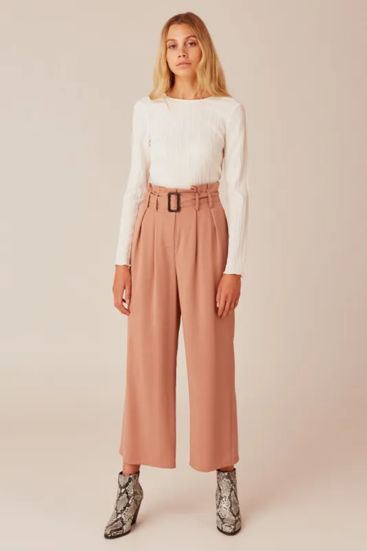 PASTIME PANT caramel sold by The Fifth Label