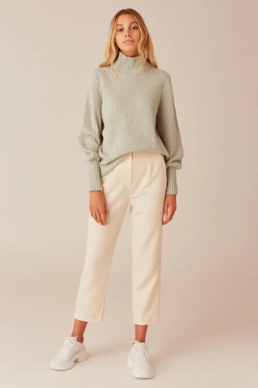 PRESENT KNIT sea foam sold by The Fifth Label