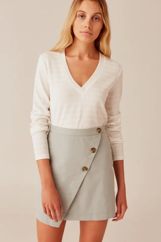 SCHEDULE SKIRT sea foam sold by The Fifth Label