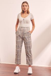 CHARTER TOP light grey marle sold by The Fifth Label