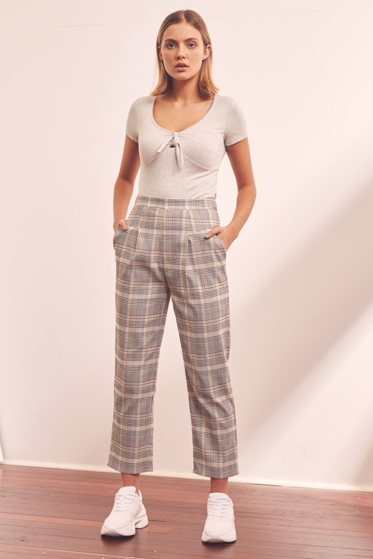 CHARTER TOP light grey marle sold by The Fifth Label product image thumbnail 2