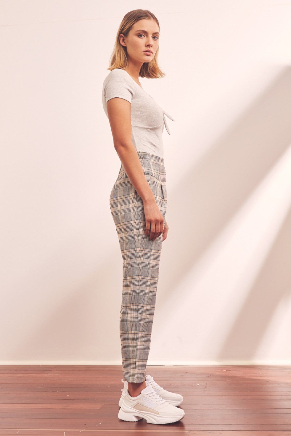 CHARTER TOP light grey marle sold by The Fifth Label product image thumbnail 3