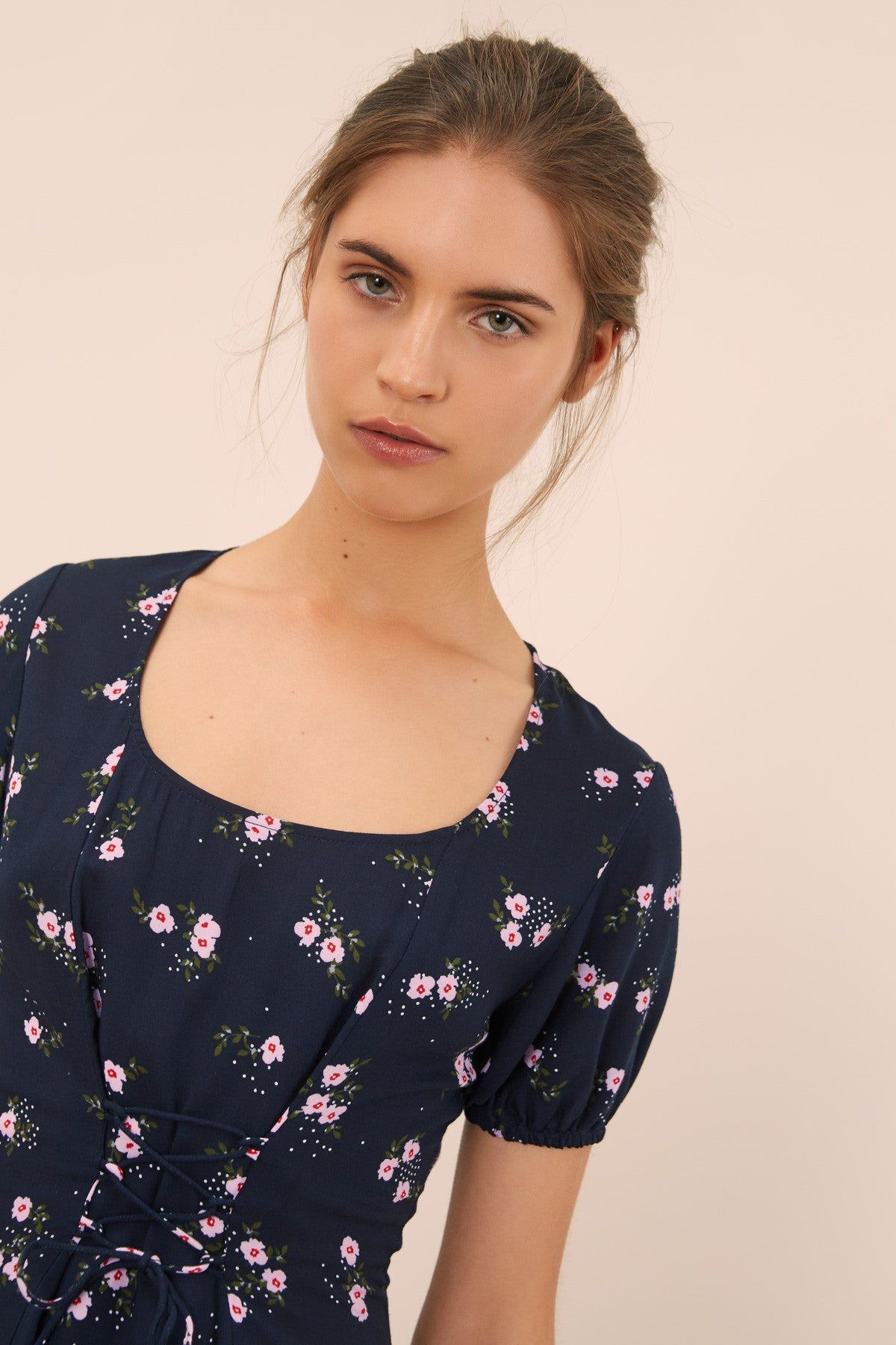 SUNNY DRESS navy floral sold by The Fifth Label product image thumbnail 4