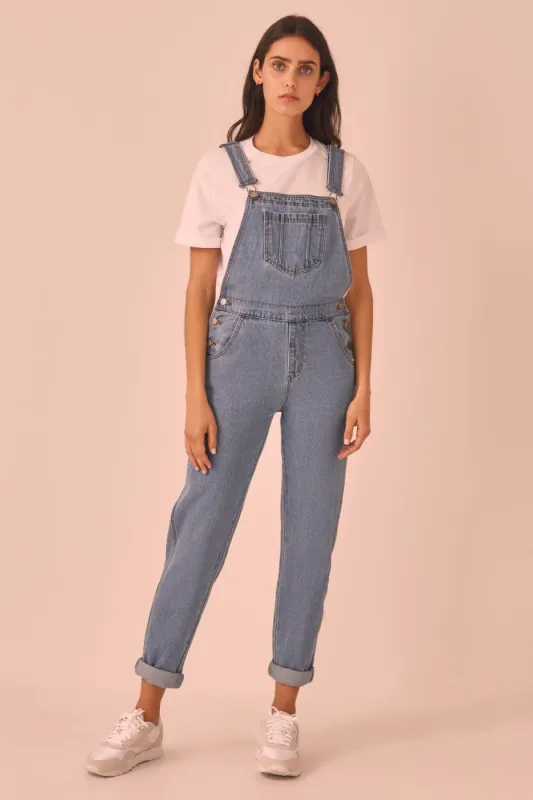 ARTHOUSE OVERALLS mid blue sold by The Fifth Label