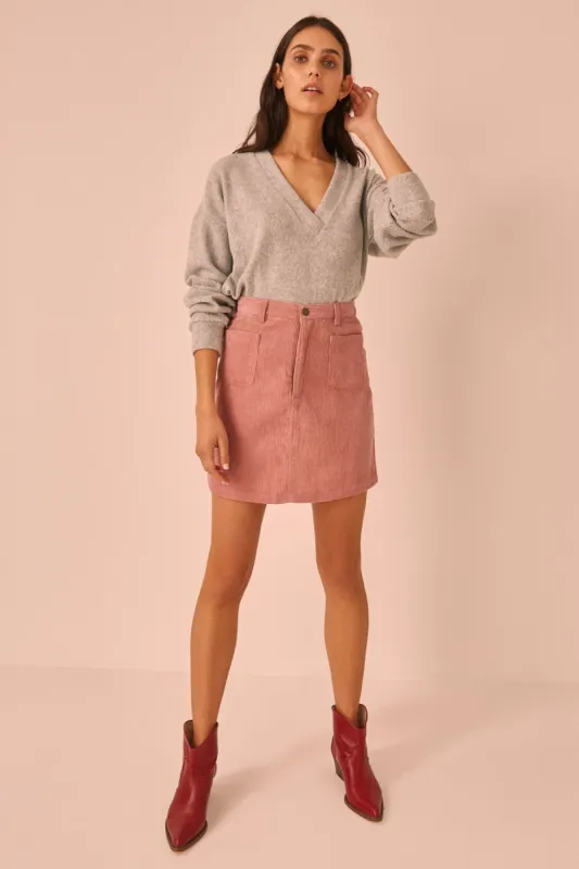 CITYSCAPE SKIRT dusty pink sold by The Fifth Label