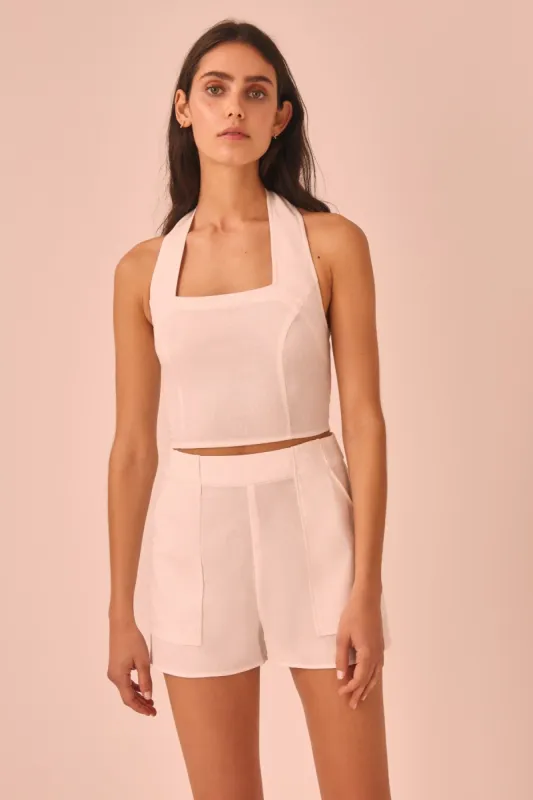 SUBURBAN TOP ivory sold by The Fifth Label