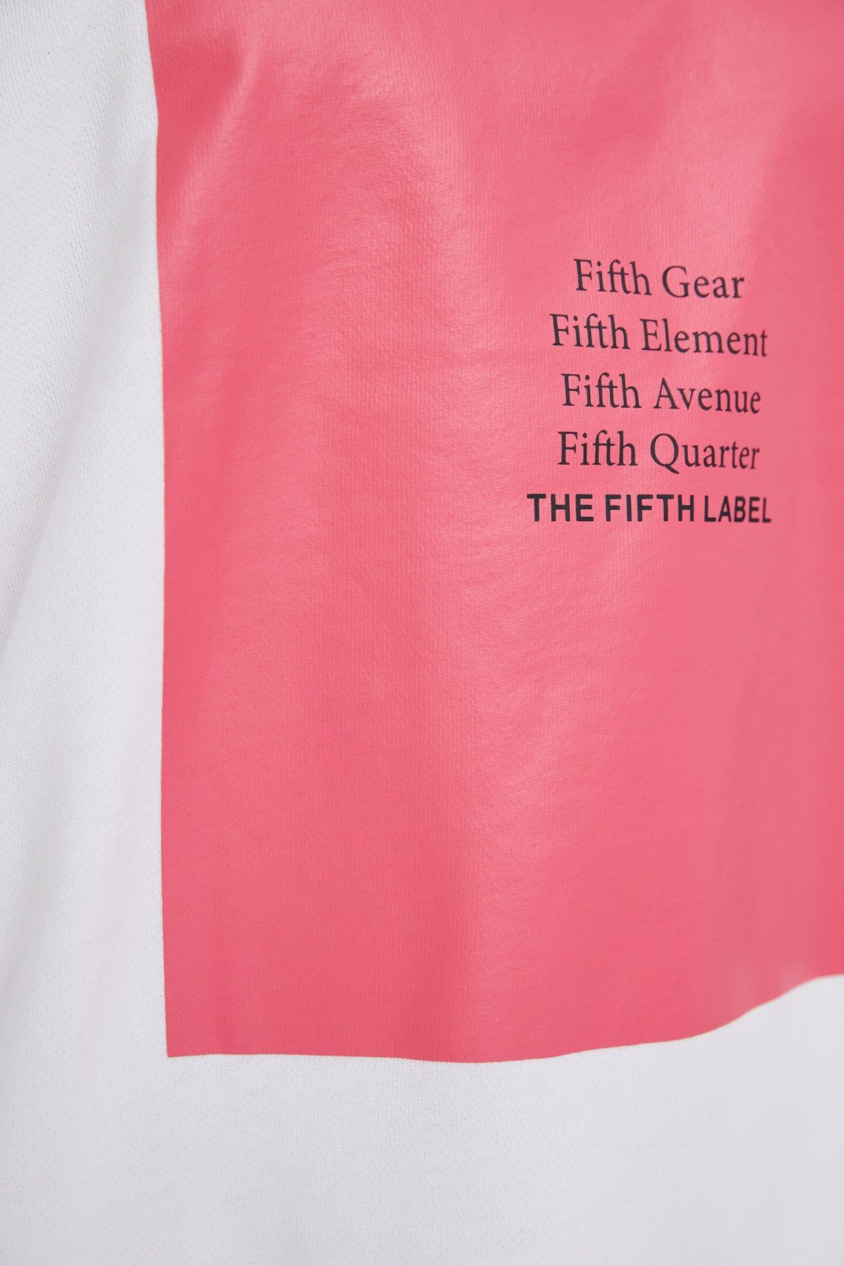 BOUND SWEATER white w pink sold by The Fifth Label product image thumbnail 3