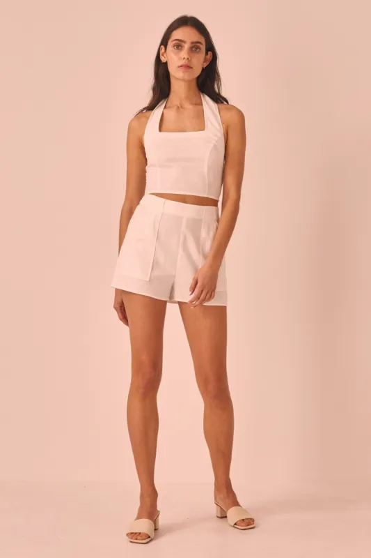 SUBURBAN SHORT ivory sold by The Fifth Label