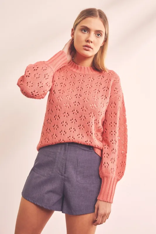 TRANSIT KNIT peach sold by The Fifth Label